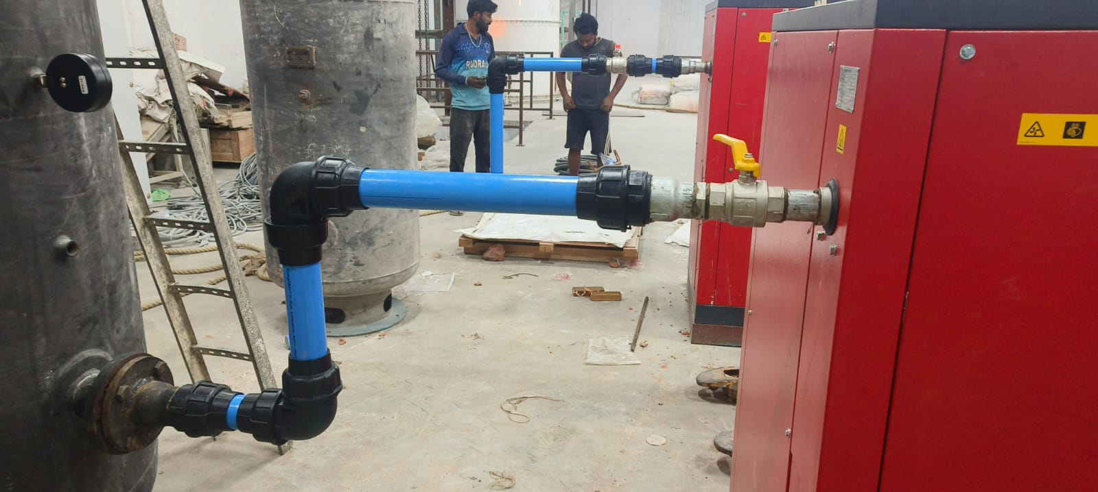 Aluminium  Pipe Line for Compressed  Air Pipe Line